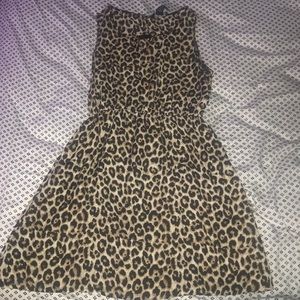 Cheetah print dress